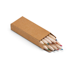 HB13915 -  Caixa de cartão com 10 mini lápis de cor