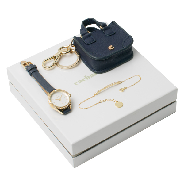 HB55014S - Kit pulseira, chaveiro e relógio